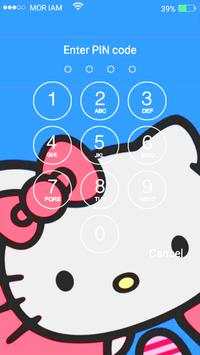 Hello pink kitty princess unicorn rainbow locker screenshot 3