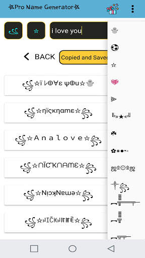 Nickname Generator Free F - Nickname For Games screenshot 2