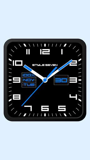 Square Analog Clock-7 screenshot 3