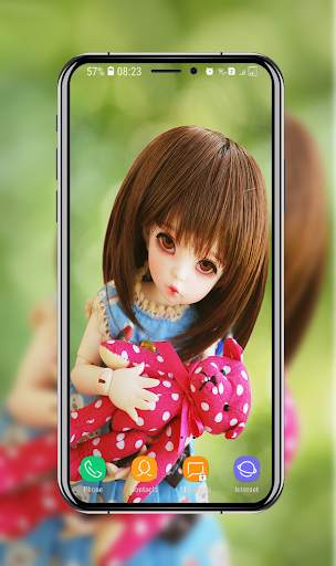 New Cute Doll Wallpapers screenshot 1