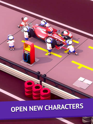 Idle Pit Stop Racing 10 تصوير الشاشة