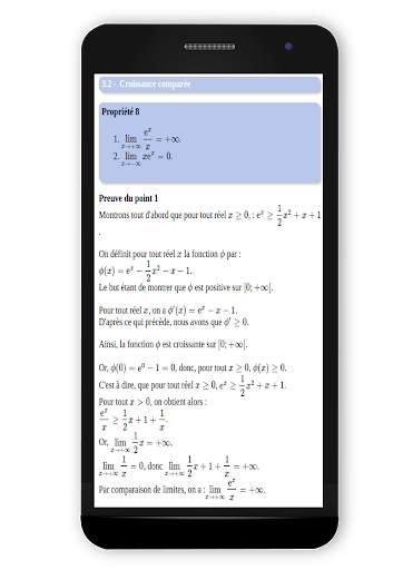 Maths TS : Fonction exponentielle screenshot 3