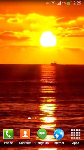 Sunset Ocean Live Wallpaper 3 screenshot 7