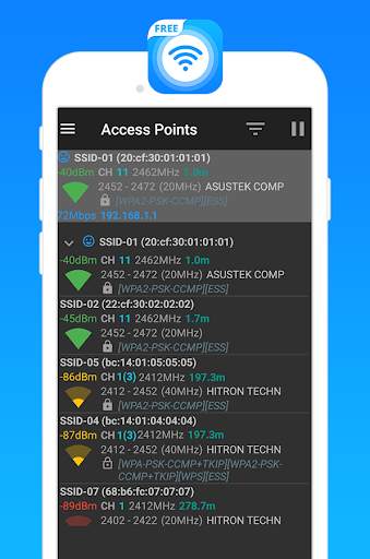 Wifi Analyzer screenshot 2