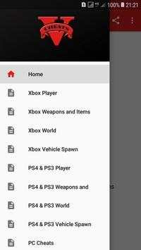 Cheats GTA V New Codes Free screenshot 1
