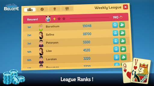 Exoty Online Belote & Coinche screenshot 5