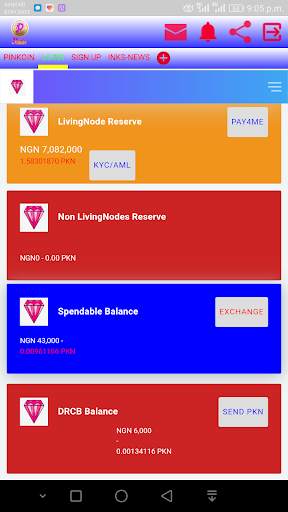 Pinkoin screenshot 2