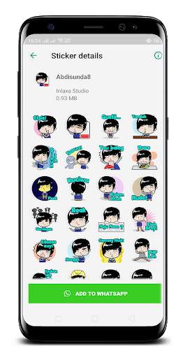 Sunda Stiker Lucu for Whatsapp - WAstickerApps screenshot 3