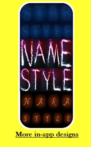 Designer - Write your name with fire screenshot 2