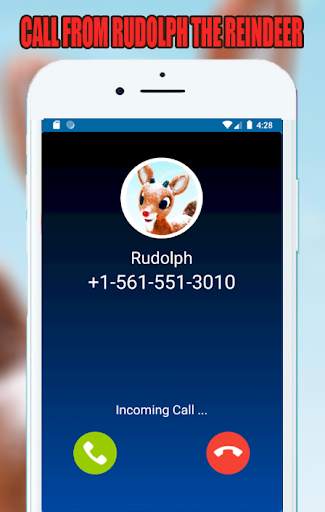 Rudolph's Reindeer Call & Messenger vid Simulator screenshot 3