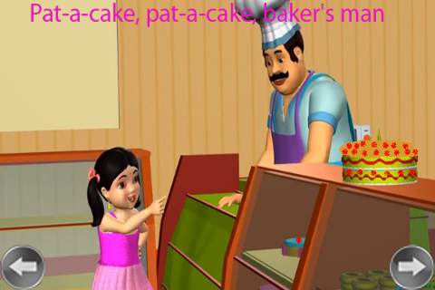 Kids Nursery Rhyme Pat A Cake screenshot 2