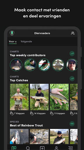 FishFriender visserij logboek screenshot 2