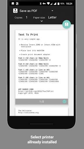 SHARE to PRINT.Intent screenshot 5