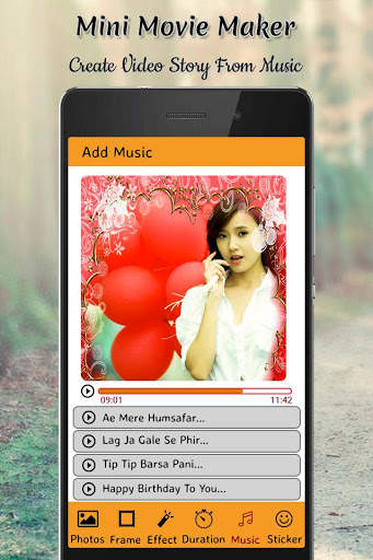 Mini Movie Maker With Music 5 تصوير الشاشة