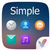 Simple II V Launcher Theme v1.0.50