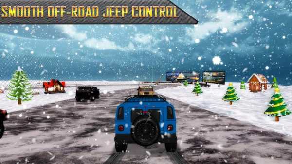 Jeep de nieve  la deriva rally screenshot 1