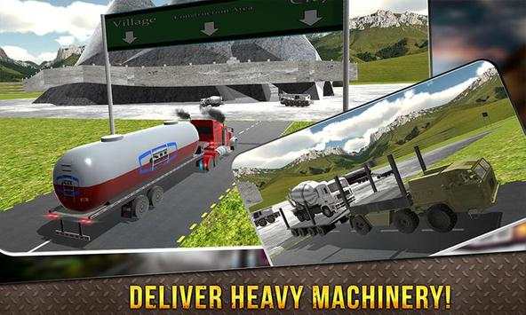 Truck Driver Car Transporter 3D: Big Truck Parking screenshot 2
