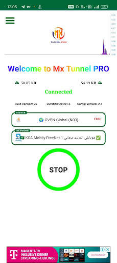 MX Tunnel Pro screenshot 1
