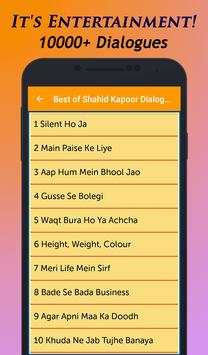 Best of Shahid Kapoor Dialogues 2 تصوير الشاشة