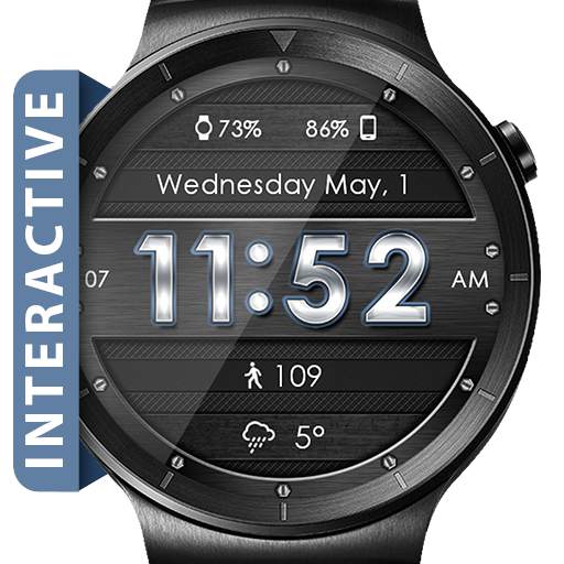 Metallic Mesh HD WatchFace Widget & Live Wallpaper 5.1.0