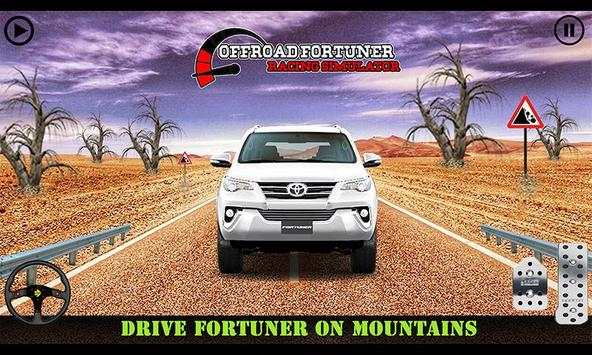 Offroad Prado Car Driver Fortuner Racing Simulator screenshot 1