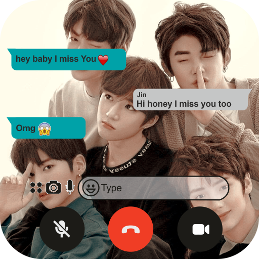 Fake Chat TXT : Live Video Calling TXT Kpop icon