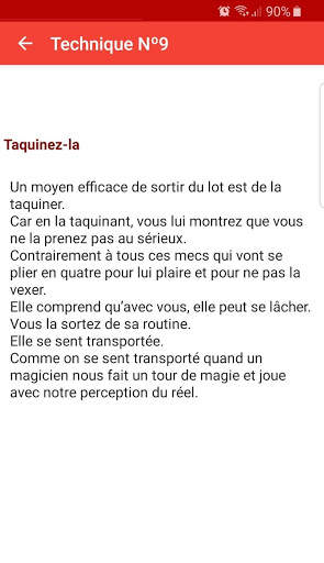 Comment draguer une fille- séduire une fille screenshot 3