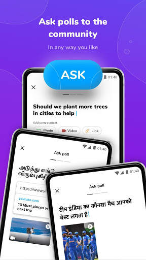 Koral - Ask Polls, Discuss on Polls, Earn Rewards स्क्रीनशॉट 2