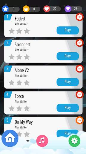 ALAN WALKER Piano Tiles screenshot 2