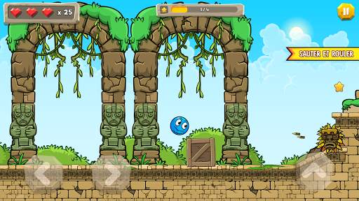 Blue Ball 11: Bounce Adventure screenshot 1