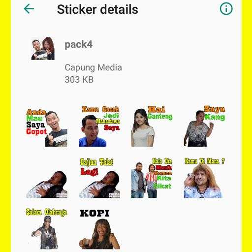 Stiker WA Preman Pensiun screenshot 4