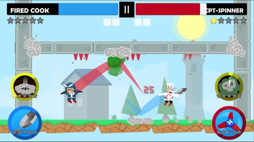 salta ninja batalla 2 jugador screenshot 8