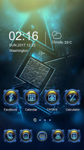 Future Go Launcher Theme 2 تصوير الشاشة