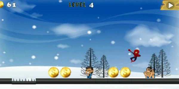 Frozen Spiderman Dash 2017 скриншот 2