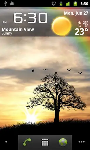 Sun Rise Free Live Wallpaper screenshot 3