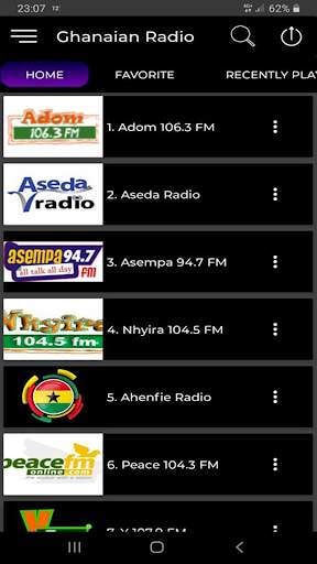 Ghana Radio - Ghanaian Africa news screenshot 1