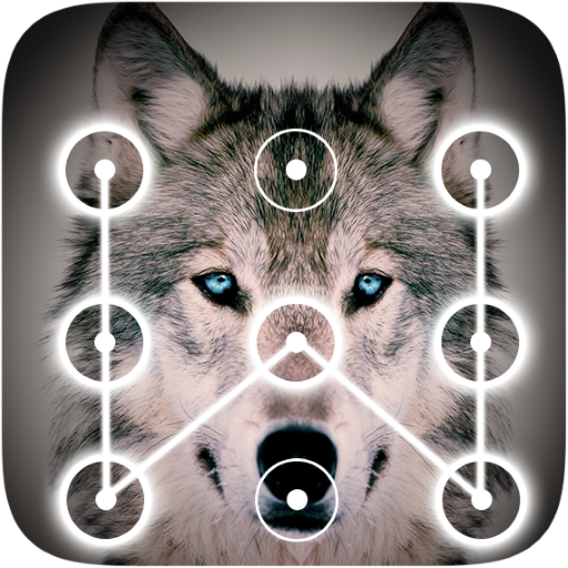 Wolf Pattern Lock Screen आइकन