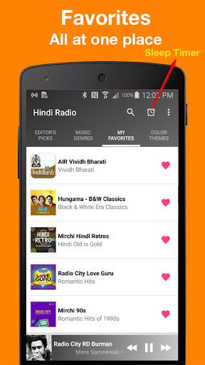 Hindi Radio - Top Desi Indian FM Radios 4 تصوير الشاشة
