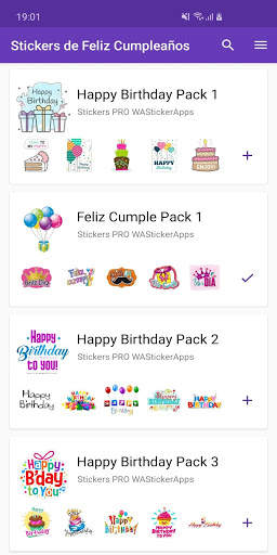Stickers Feliz Cumpleaños 🎂 Saludos Feliz Cumple screenshot 5