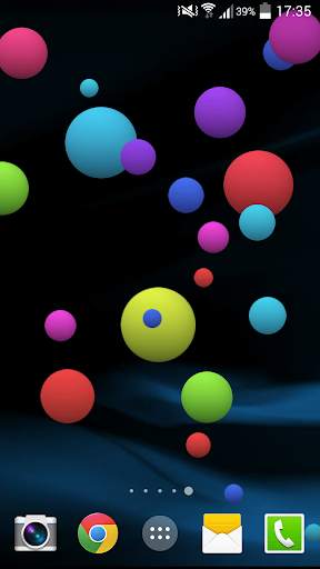 Colorful Bubble Live Wallpaper screenshot 1