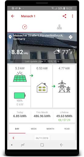 SolarEdge Monitoring screenshot 2