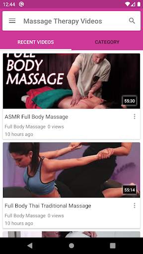 Hot Massage Video-Healthy Relaxation screenshot 1