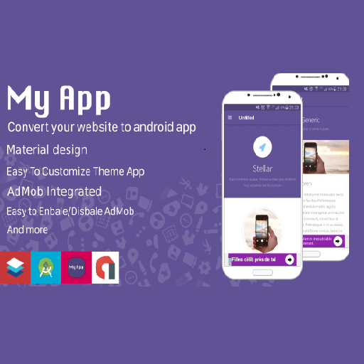 Website to Android App on Google Play Store icon