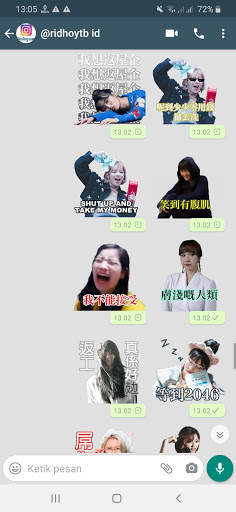 Sticker WA Twice Korean Girl Group WAStickerApps screenshot 5