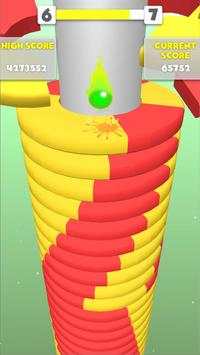 Tak berujung Helix Langsung Stack Bola 3D Ball Gam screenshot 1