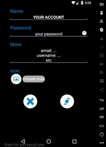 Passwords Database screenshot 5