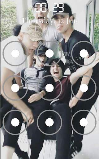 CNCO Pattern Lock Screen screenshot 2