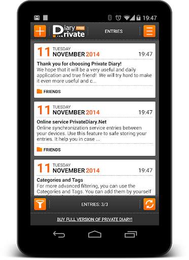 Private DIARY Free - Personal journal screenshot 10