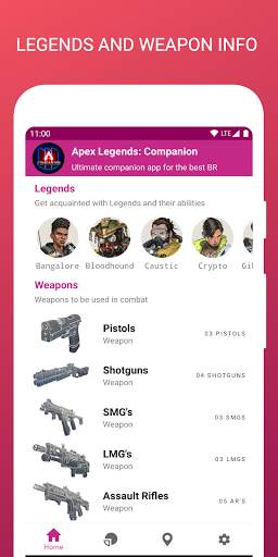 Companion for Apex Legends - Weapons, Stats, Guide screenshot 3