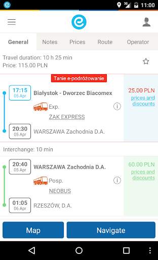 e-podroznik.pl screenshot 10
